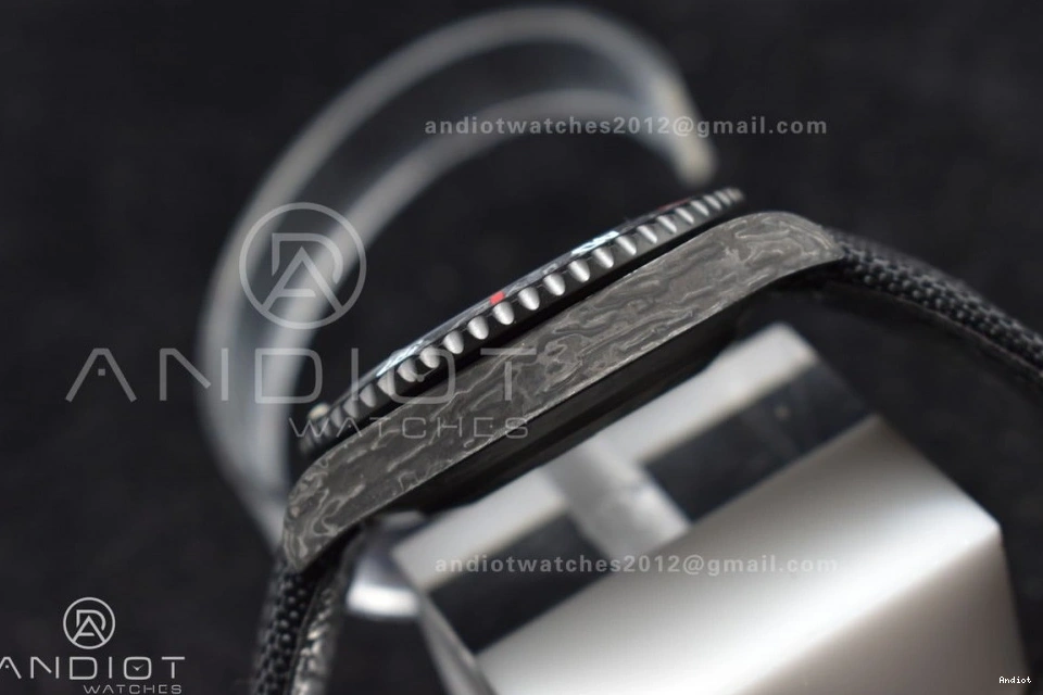VS3135 DIW Edition Strap 1:1 Dial VSF Black Carbon Submariner Best on Nylon Red Black 0413